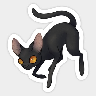 Cozy Bombay Cat Sticker